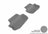 MAXpider Rubber Floor Mats for 2015 2014 2013 2012 2011 2010 Chevrolet Camaro [Covers Rear (2nd) Row, Gray] L1CH01721501