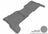 MAXpider Rubber Floor Mats for 2012 2011 2010 2009 2008 2007 2006 2005 2004 GMC Canyon [Covers Rear (2nd) Row, Gray] L1CH02721501