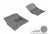 MAXpider Rubber Floor Mats for Chevrolet/GMC [Covers Front Row, Gray] L1CH03911501