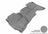 MAXpider Rubber Floor Mats for Chevrolet/GMC [Covers Rear (2nd) Row, Gray] L1CH03921501