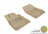 MAXpider Rubber Floor Mats for 2020 2019 2018 2017 2016 2015 2014 Chevrolet Impala [Covers Front Row, Tan] L1CH04211502