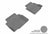 MAXpider Rubber Floor Mats for Impala/Impala Limited [Covers Rear (2nd) Row, Gray] L1CH04321501