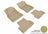 MAXpider Rubber Floor Mats for Cruze/Cruze Limited [Covers Front & Rear Row, Tan] L1CH04401502