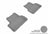 MAXpider Rubber Floor Mats for Cruze/Cruze Limited [Covers Rear (2nd) Row, Gray] L1CH04421501