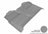 MAXpider Rubber Floor Mats for Silverado 1500/Sierra 1500 [Covers Rear (2nd) Row, Gray] L1CH04721501