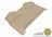 MAXpider Rubber Floor Mats for Silverado 1500/Sierra 1500 [Covers Rear (2nd) Row, Tan] L1CH04721502