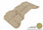 MAXpider Rubber Floor Mats for Chevrolet/GMC [Covers Rear (2nd) Row, Tan] L1CH05021502