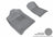 MAXpider Rubber Floor Mats for Chevrolet/GMC [Covers Front Row, Gray] L1CH05111501