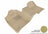 MAXpider Rubber Floor Mats for Silverado 1500/Sierra 1500 [Covers Front Row, Tan] L1CH05511502