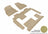 MAXpider Rubber Floor Mats for 2017 2016 2015 2014 2013 2012 2011 2010 2009 Chevrolet Traverse [Covers Front & Both Rear Rows, Tan] L1CH06001502