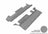 MAXpider Rubber Floor Mats for Chevrolet/GMC [Covers Rear (3rd) Row, Gray] L1CH06231501