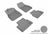 MAXpider Rubber Floor Mats for 2015 2014 2013 Chevrolet Malibu [Covers Front & Rear Row, Gray] L1CH06301501
