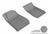 MAXpider Rubber Floor Mats for 2017 2016 2015 2014 Chevrolet SS [Covers Front Row, Gray] L1CH06411501