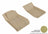 MAXpider Rubber Floor Mats for 2017 2016 2015 2014 Chevrolet SS [Covers Front Row, Tan] L1CH06411502