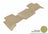 MAXpider Rubber Floor Mats for Tahoe/Yukon [Covers Rear (2nd) Row, Tan] L1CH06821502