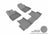 MAXpider Rubber Floor Mats for Cruze/Cruze Limited [Covers Front & Rear Row, Gray] L1CH07601501