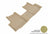MAXpider Rubber Floor Mats for Cruze/Cruze Limited [Covers Rear (2nd) Row, Tan] L1CH07621502