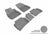 MAXpider Rubber Floor Mats for 2021 2020 2019 2018 2017 2016 Chevrolet Malibu [Covers Front & Rear Row, Gray] L1CH07701501