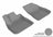 MAXpider Rubber Floor Mats for Malibu/Malibu Limited [Covers Front Row, Gray] L1CH07711501