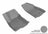 MAXpider Rubber Floor Mats for 2019 2018 2017 2016 Chevrolet Volt [Covers Front Row, Gray] L1CH07911501