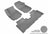MAXpider Rubber Floor Mats for 2021 2020 2019 2018 Chevrolet Equinox [Covers Front & Rear Row, Gray] L1CH08501501