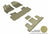 MAXpider Rubber Floor Mats for 2021 2020 2019 2018 Chevrolet Traverse [Covers Front & Both Rear Rows, Tan] L1CH08601502
