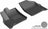 MAXpider Rubber Floor Mats for 2021 2020 2019 2018 Chevrolet Traverse [Covers Front Row, Gray] L1CH08611501