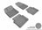 MAXpider Rubber Floor Mats for 2014 2013 2012 Chrysler 200 [Covers Front & Rear Row, Gray] L1CY00201501