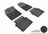 MAXpider Rubber Floor Mats for 2014 2013 2012 Chrysler 200 [Covers Front & Rear Row, Black] L1CY00201509