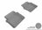 MAXpider Rubber Floor Mats for 200/Avenger [Covers Rear (2nd) Row, Gray] L1CY00221501