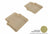 MAXpider Rubber Floor Mats for 200/Avenger [Covers Rear (2nd) Row, Tan] L1CY00221502