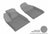 MAXpider Rubber Floor Mats for 2017 2016 2015 Chrysler 200 [Covers Front Row, Gray] L1CY00311501