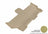 MAXpider Rubber Floor Mats for Pacifica/Voyager [Covers Rear (3rd) Row, Tan] L1CY00531502