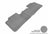 MAXpider Rubber Floor Mats for Durango/Grand Cherokee [Covers Rear (2nd) Row, Gray] L1DG00621501