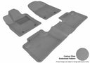 MAXpider Rubber Floor Mats for 2021 2020 2019 2018 2017 2016 2015 2014 2013 2012 Dodge Durango [Covers Front & Rear Row, Gray] L1DG01301501