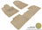 MAXpider Rubber Floor Mats for 2021 2020 2019 2018 2017 2016 2015 2014 2013 2012 Dodge Durango [Covers Front & Rear Row, Tan] L1DG01301502