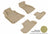 MAXpider Rubber Floor Mats for 2010 2009 2008 Dodge Challenger [Covers Front & Rear Row, Tan] L1DG01501502