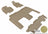 MAXpider Rubber Floor Mats for 2020 2019 2018 2017 2016 2015 2014 2013 2012 2011 2010 2009 2008 Dodge Grand Caravan [Covers Front & Both Rear Rows, Tan] L1DG01601502
