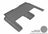 MAXpider Rubber Floor Mats for 2020 2019 2018 2017 2016 2015 2014 2013 2012 2011 2010 2009 2008 Dodge Grand Caravan [Covers Rear (2nd) Row, Gray] L1DG01621501