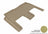 MAXpider Rubber Floor Mats for 2020 2019 2018 2017 2016 2015 2014 2013 2012 2011 2010 2009 2008 Dodge Grand Caravan [Covers Rear (2nd) Row, Tan] L1DG01621502