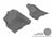 MAXpider Rubber Floor Mats for Dodge/Ram [Covers Front Row, Gray] L1DG01711501