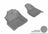 MAXpider Rubber Floor Mats for Dodge/Ram [Covers Front Row, Gray] L1DG01811501