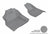 MAXpider Rubber Floor Mats for Ram [Covers Front Row, Gray] L1DG01911501