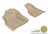 MAXpider Rubber Floor Mats for Ram [Covers Front Row, Tan] L1DG02011502