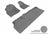 MAXpider Rubber Floor Mats for 2500/3500 [Covers Front & Rear Row, Gray] L1DG02101501