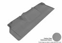 MAXpider Rubber Floor Mats for Dodge/Ram [Covers Rear (2nd) Row, Gray] L1DG02121501