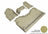 MAXpider Rubber Floor Mats for 2021 2020 2019 Ram 1500 [Covers Front & Rear Row, Tan] L1DG02701502