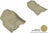 MAXpider Rubber Floor Mats for 2021 2020 2019 Ram 1500 [Covers Front Row, Tan] L1DG02811502