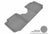MAXpider Rubber Floor Mats for 2020 2019 2018 2017 2016 2015 2014 Fiat 500L [Covers Rear (2nd) Row, Gray] L1FA00421501