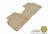 MAXpider Rubber Floor Mats for 2012 2011 2010 2009 2008 2007 2006 Ford Fusion [Covers Rear (2nd) Row, Tan] L1FR01321502